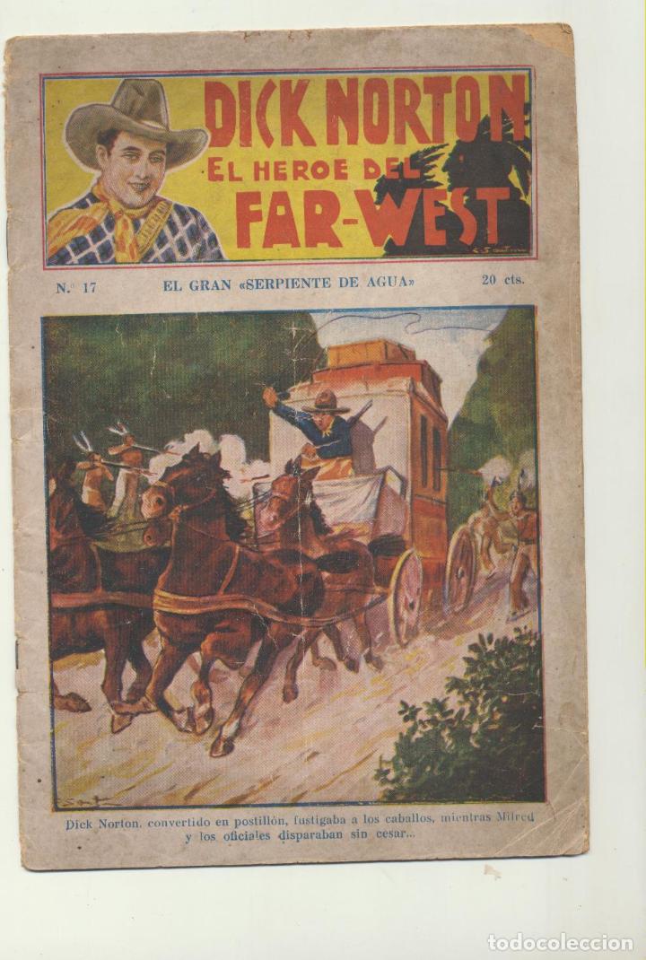 C&oacute;mics: Dick Norton El H&eacute;roe del Far-West. N.&ordm; 17. Editorial Vecchi. - Foto 1