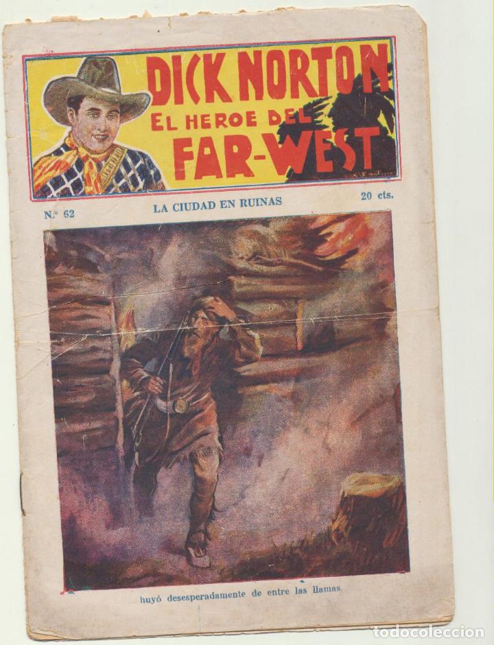 C&oacute;mics: Dick Norton El H&eacute;roe del Far-West. N.&ordm; 62. Editorial Vecchi. - Foto 1