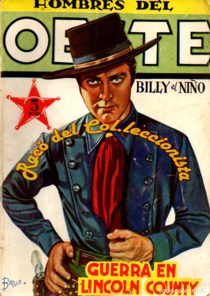 C&oacute;mics: HOMBRES DEL OESTE N&ordm; 16.BILLY EL NI&Ntilde;O. EDICIONES CLIPER - GERPLA - Foto 1