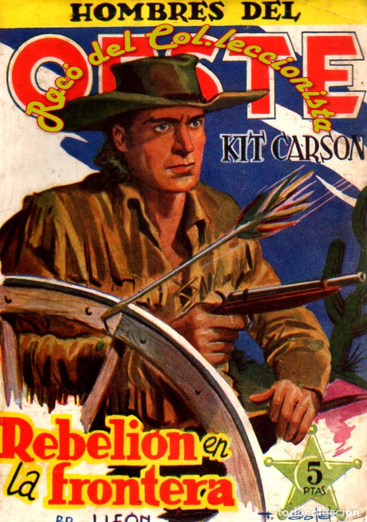 C&oacute;mics: HOMBRES DEL OESTE N&ordm; 43 KIT CARSON. J. LEON. EDICIONES CLIPER - GERPLA - Foto 1