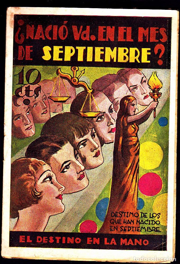 C&oacute;mics: EL DESTINO EN LA MANO, &iquest;NACIO EN EL MES DE SEPTIEMBRE? EDIT. MARCO - Foto 1