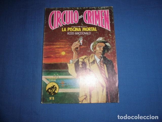 C&oacute;mics: CIRCULO DEL CRIMEN - N&ordm; 8 - LA PISCINA MORTAL - EDICIONES FORUM. - Foto 1