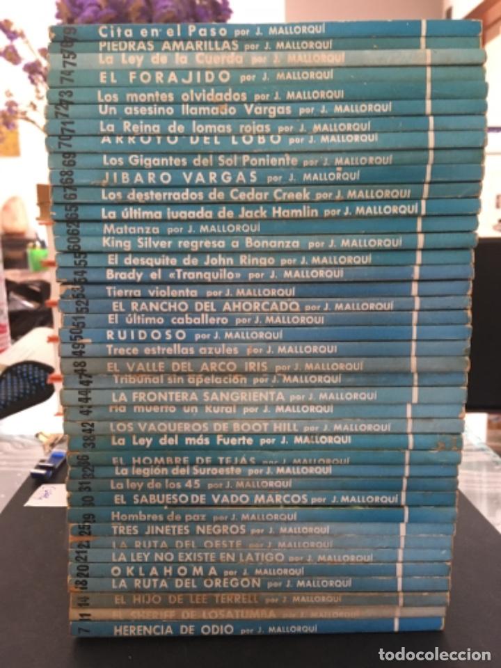 C&oacute;mics: LOTE 76 NOVELAS DEL OESTE DE JOSE MALLORQUI, GERPLA - Foto 1
