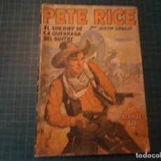 Cómics: PETE RICE. N°1. PRIMERA EDICION 1936. COLECCION HOMBRES AUDACES. MOLINO. Lote 294813153