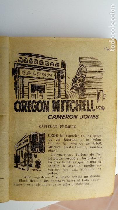 C&oacute;mics: OESTE - OREGON N&ordm; 48 - CAMERON JONES - OREGON MITCHELL - FREIXA EDITOR 1959 - Foto 3