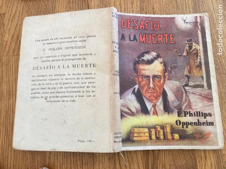 C&oacute;mics: DESAFIO A LA MUERTE - E. PHILLIPS OPPENHEIM - EDITORIAL CERVANTES - Foto 1