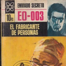 Cómics: ENVIADO SECRETO Nº 78: EL FABRICANTE DE PERSONAS. CLARK CARRADOS. EO-003. BRUGUERA. Lote 297543018