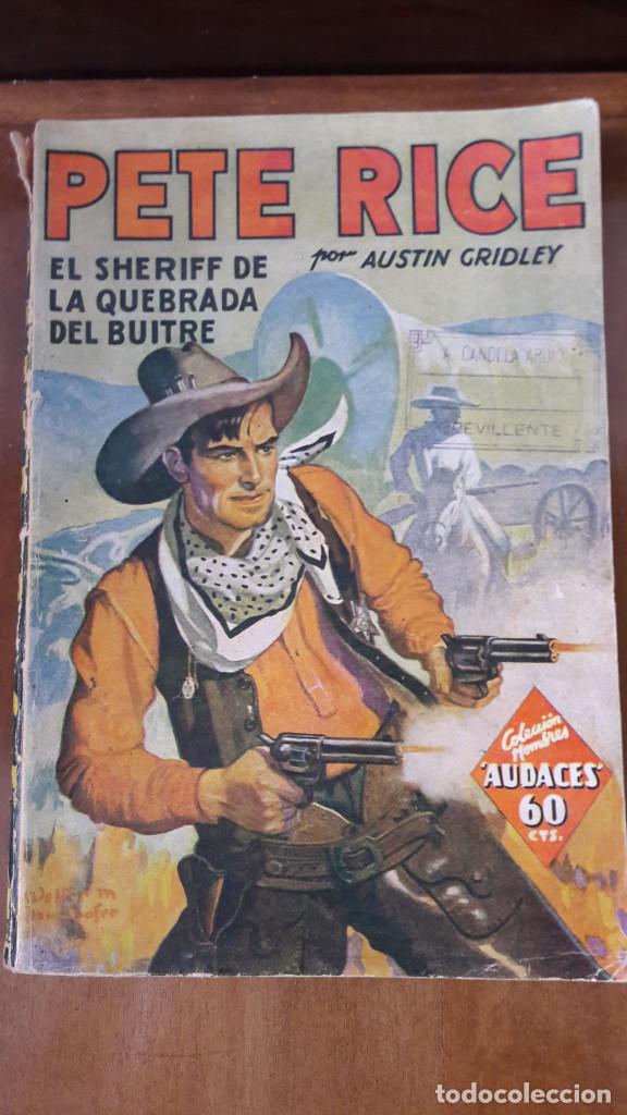 C&oacute;mics: Pete Rice. El sherif de la quebrada del buitre. Primera edici&oacute;n Abril de 1936 - Foto 1