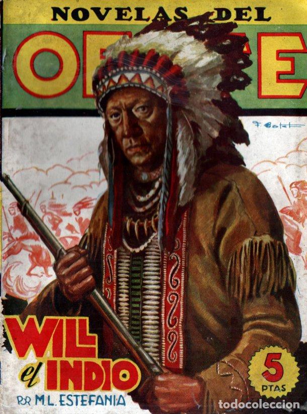 C&oacute;mics: M. L. ESTEFAN&Iacute;A : WILL EL INDIO (NOVELAS DEL OESTE CLIPER, 1947) - Foto 1