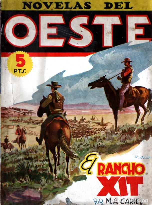 C&oacute;mics: M. A. CARIEL : EL RANCHO XIT (NOVELAS DEL OESTE CLIPER, 1948) - Foto 1