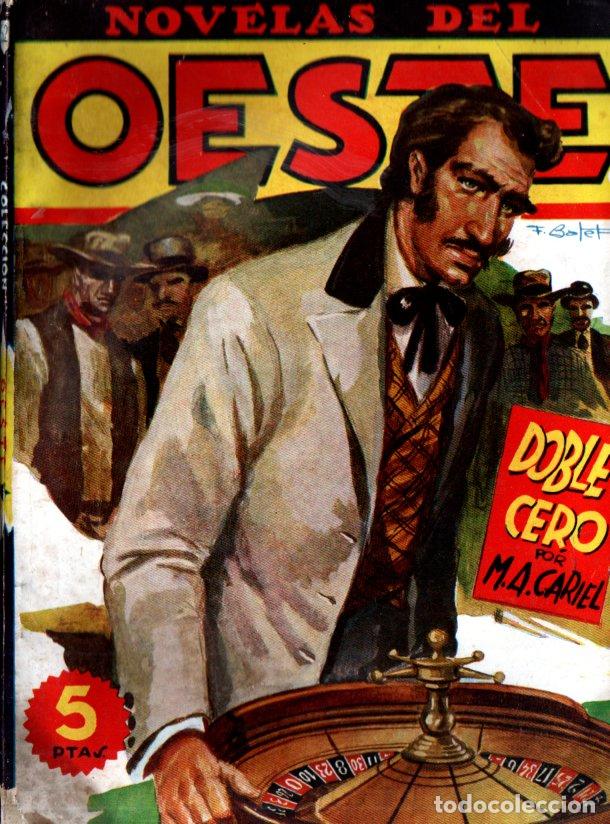 C&oacute;mics: M. A. CARIEL : DOBLE CERO (NOVELAS DEL OESTE CLIPER, 1947) - Foto 1