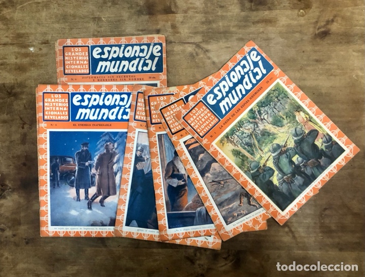 C&oacute;mics: ESPIONAJE MUNDIAL, 10 EJEMPLARES, A&Ntilde;OS 20/30, (VECCHI). - Foto 1