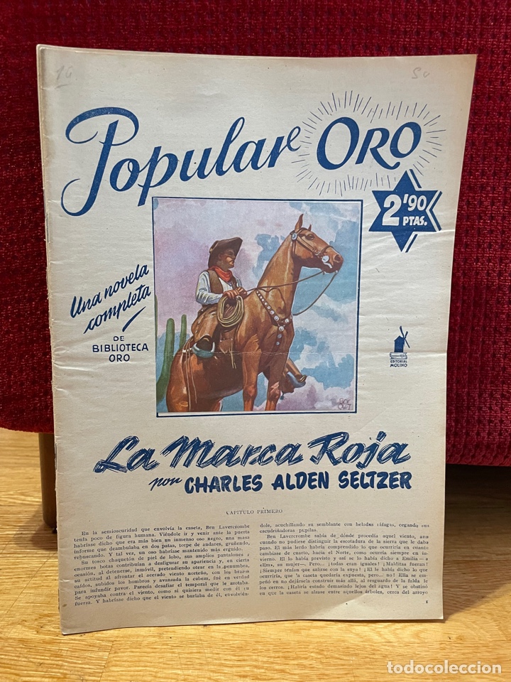 C&oacute;mics: Popular oro La marca Roja Charles Alden Seltzer - Foto 1