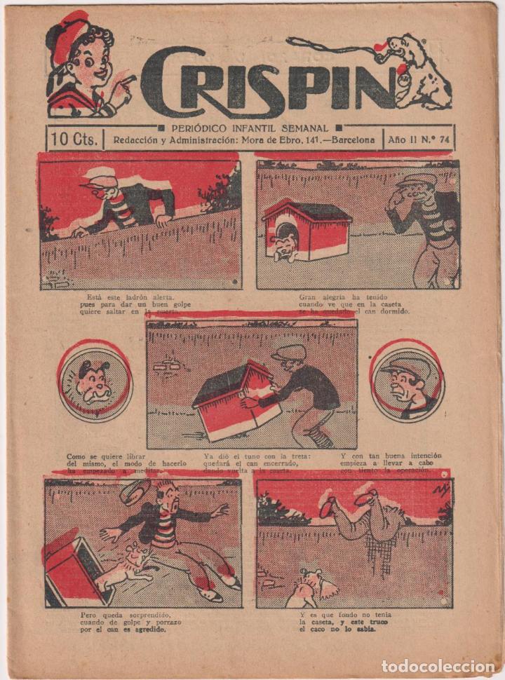 C&oacute;mics: Crisp&iacute;n n&ordm; 74. El Gato Negro 1922. SIN ABRIR - Foto 1