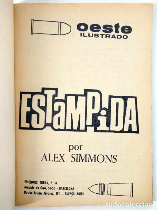 C&oacute;mics: OESTE ILUSTRADO 21. ESTAMPIDA (Alex Simmons / Luis Ramos) Toray, 1969 - Foto 3