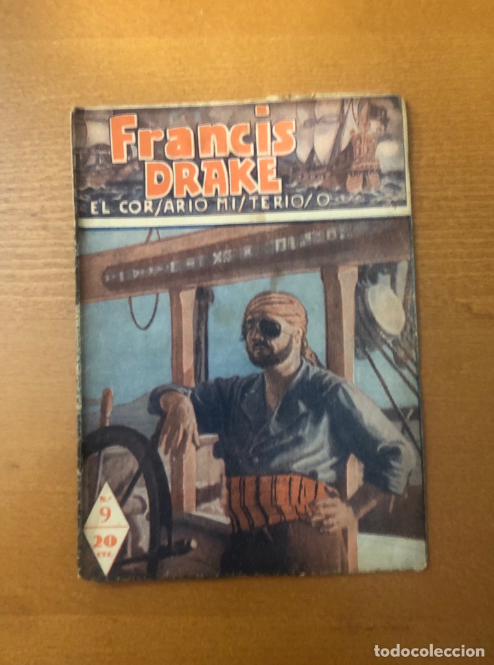 Comics: FRANCIS DRAKE EL CORSARIO MISTERIOSO, N&ordm; 9, A&Ntilde;OS 30/40, (TALLERES VECCHI)