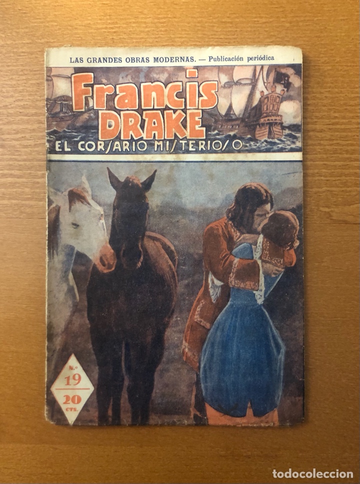 Fumetti: FRANCIS DRAKE EL CORSARIO MISTERIOSO, N&ordm; 19, A&Ntilde;OS 30/40, (TALLERES VECCHI)