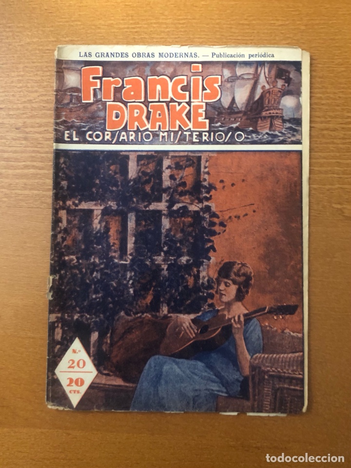 C&oacute;mics: FRANCIS DRAKE EL CORSARIO MISTERIOSO, N&ordm; 20 A&Ntilde;OS 30/40, (TALLERES VECCHI)
