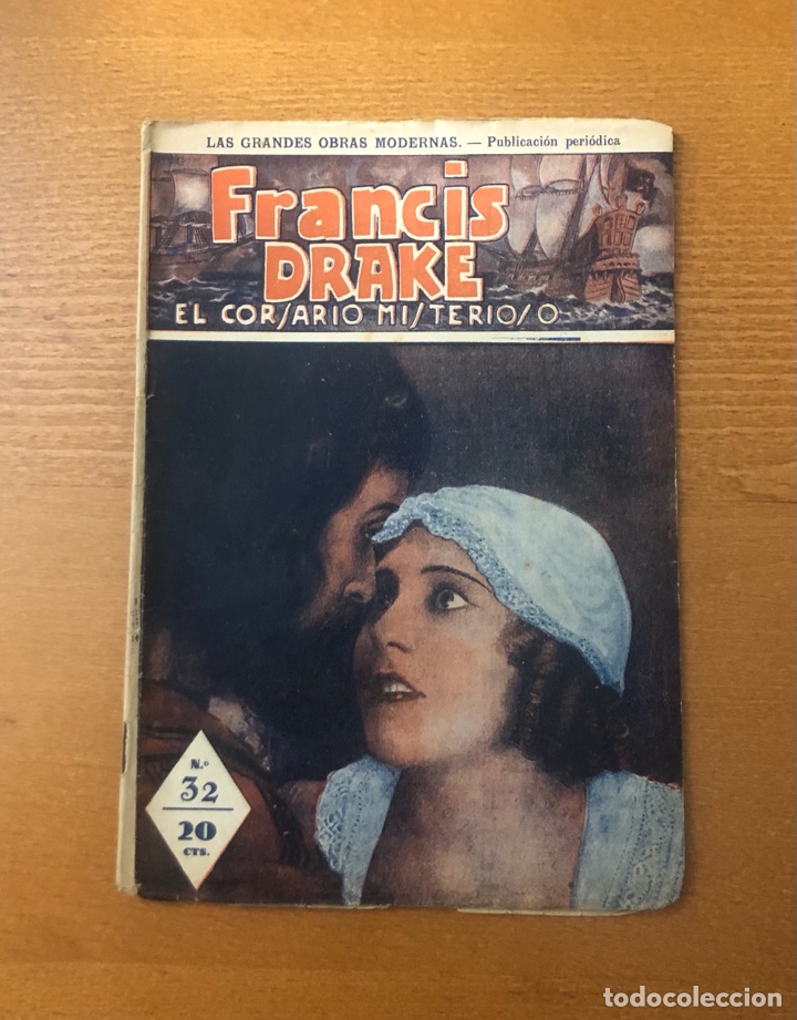 C&oacute;mics: FRANCIS DRAKE EL CORSARIO MISTERIOSO, N&ordm; 32, A&Ntilde;OS 30/40, (TALLERES VECCHI)