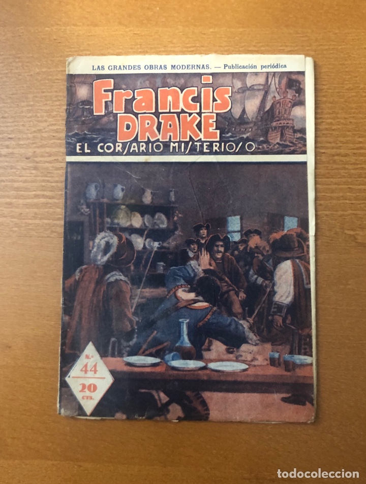 Fumetti: FRANCIS DRAKE EL CORSARIO MISTERIOSO, N&ordm; 44, A&Ntilde;OS 30/40, (TALLERES VECCHI)