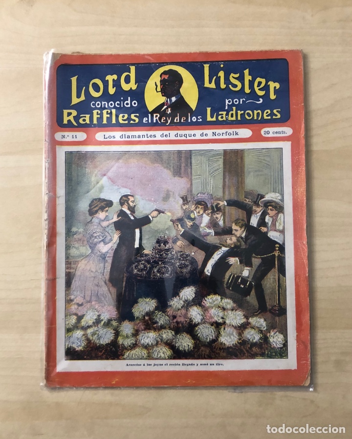 Fumetti: LORD LISTER CONOCIDO POR RAFFLES EL REY DE LOS LADRONES, N&ordm; 11, A&Ntilde;OS 20/30, (F.GRANADA Y C&ordf;)