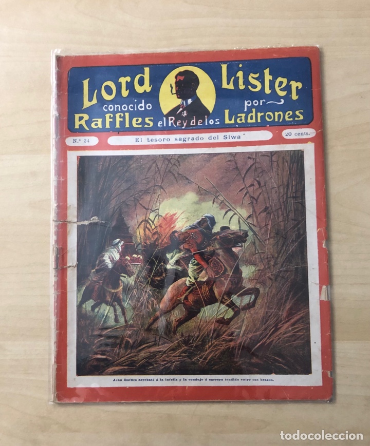 Comics : LORD LISTER CONOCIDO POR RAFFLES EL REY DE LOS LADRONES, N&ordm; 24, A&Ntilde;OS 20/30, (F.GRANADA Y C&ordf;)