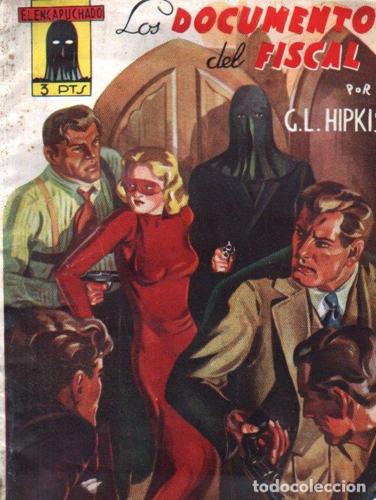 C&oacute;mics: HIPKISS : EL ENCAPUCHADO - LOS DOCUMENTOS DEL FISCAL (CLIPER, 1947) - Foto 1