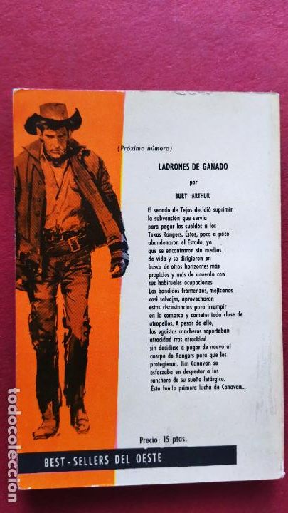 C&oacute;mics: BEST SELLERS DEL OESTE N&ordm; 61 - EDICIONES TORAY 1962 - Foto 3
