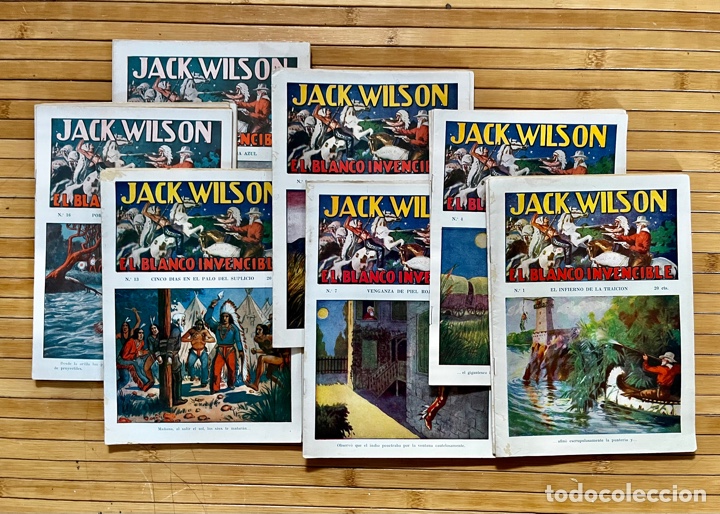 C&oacute;mics: JACK WILSON EL BLANCO INVENCIBLE, 24 EJEMPLARES, A&Ntilde;OS 30/40,(EDITORIAL VECCHI) - Foto 1