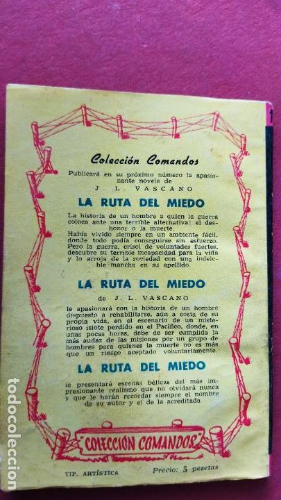 C&oacute;mics: COLECCI&Oacute;N COMANDOS N&ordm; 157 - EL ESPIA - WALTER CARIGAN - - Foto 3
