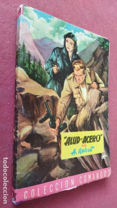C&oacute;mics: COLECCI&Oacute;N COMANDOS N&ordm; 80 - ALUD DE ACERO - A. ROLCEST - MUY BIEN - Foto 2