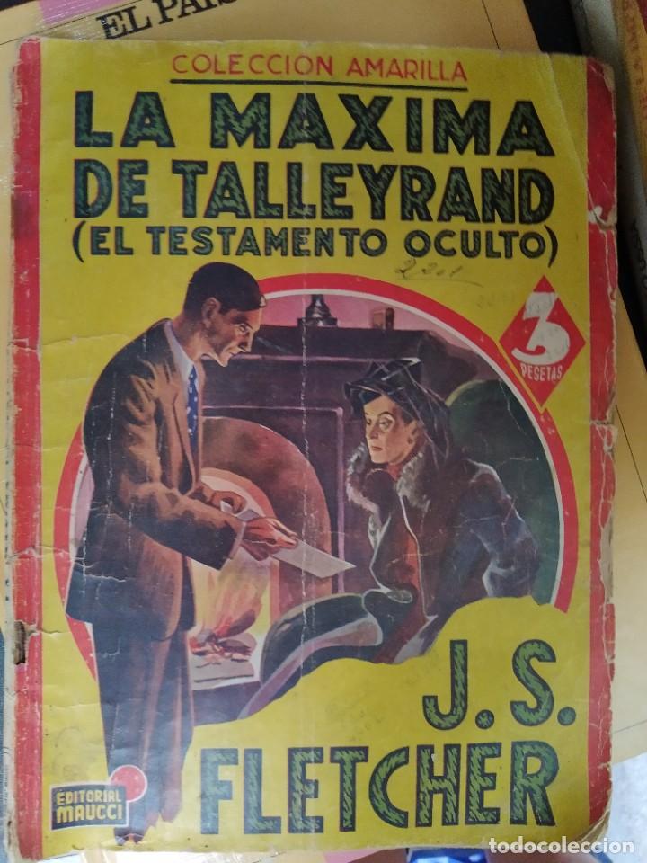 C&oacute;mics: Colecci&oacute;n amarilla: La m&aacute;xima de Talleyrand - J.S. Fletcher - Foto 1