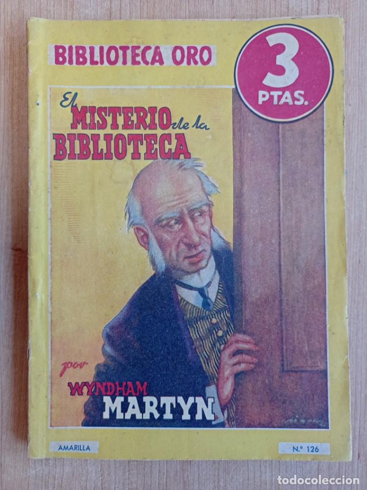 Fumetti: EL MISTERIOSO DE LA BIBLIOTECA, WYNDHA M. BIBLIOTECA ORO, N&ordm; 126, AMARILLA, SIN EDICI&Ograve;N, 1941 L 4684