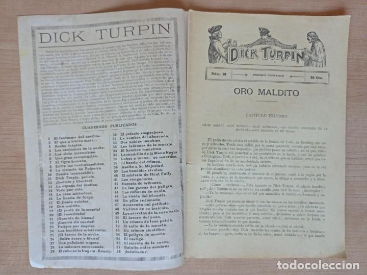 C&oacute;mics: DICK TURPIN, ORO MALDITO, #18, RAMON SOPENA EDITOR,... L5443 - Foto 2
