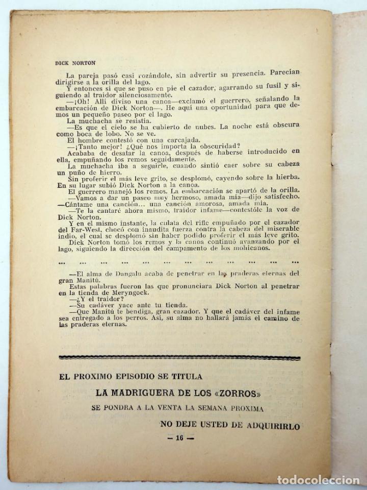 C&oacute;mics: DICK NORTON, EL H&Eacute;ROE DEL FAR WEST 75. EL &Uacute;LTIMO MOHICANO. Vecchi, Circa 1930 - Foto 4