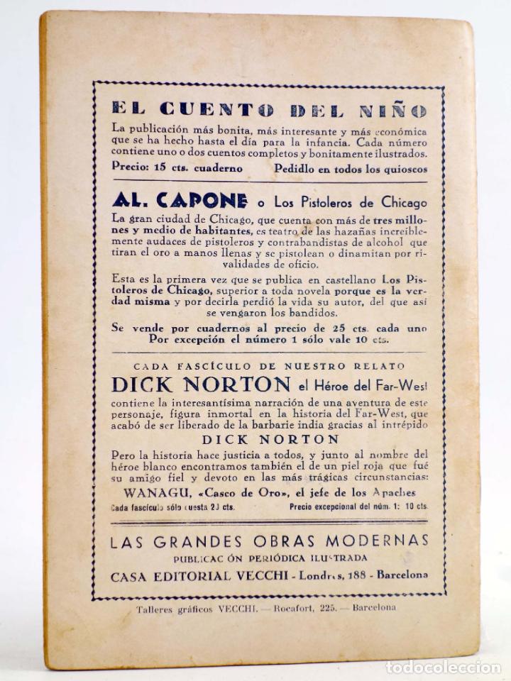 C&oacute;mics: DICK NORTON, EL H&Eacute;ROE DEL FAR WEST 80. EL LAGO DE LOS ESP&Iacute;RITUS. Vecchi, Circa 1930 - Foto 2