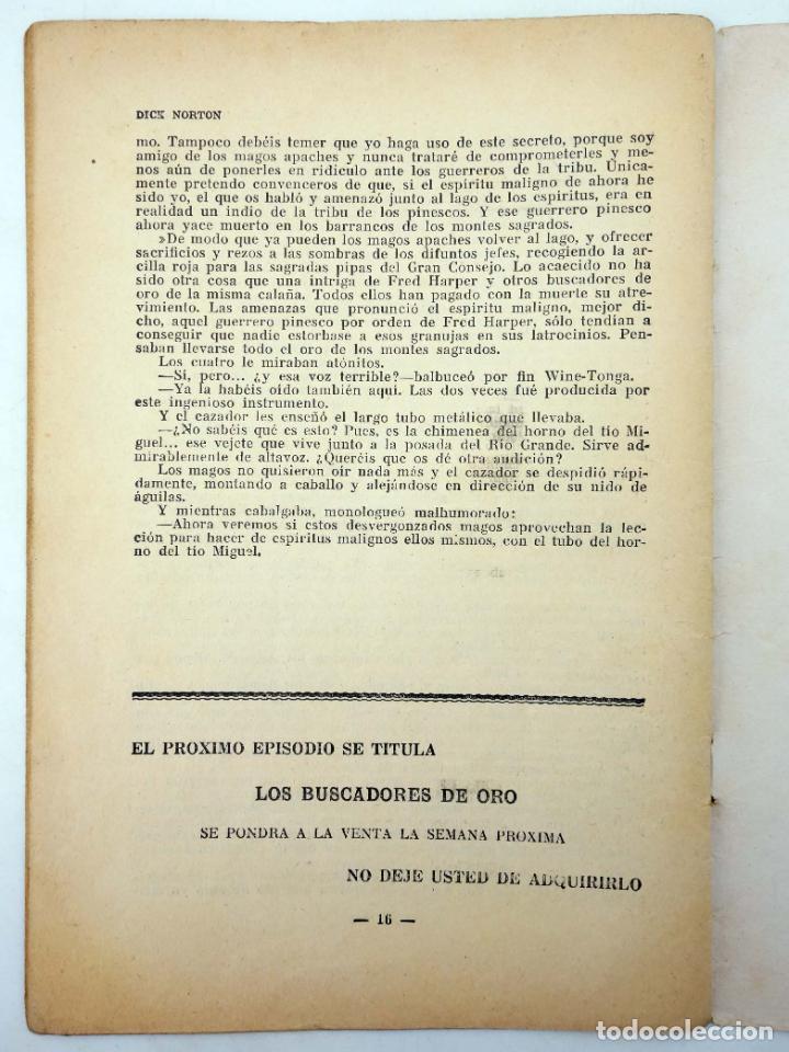 C&oacute;mics: DICK NORTON, EL H&Eacute;ROE DEL FAR WEST 80. EL LAGO DE LOS ESP&Iacute;RITUS. Vecchi, Circa 1930 - Foto 4