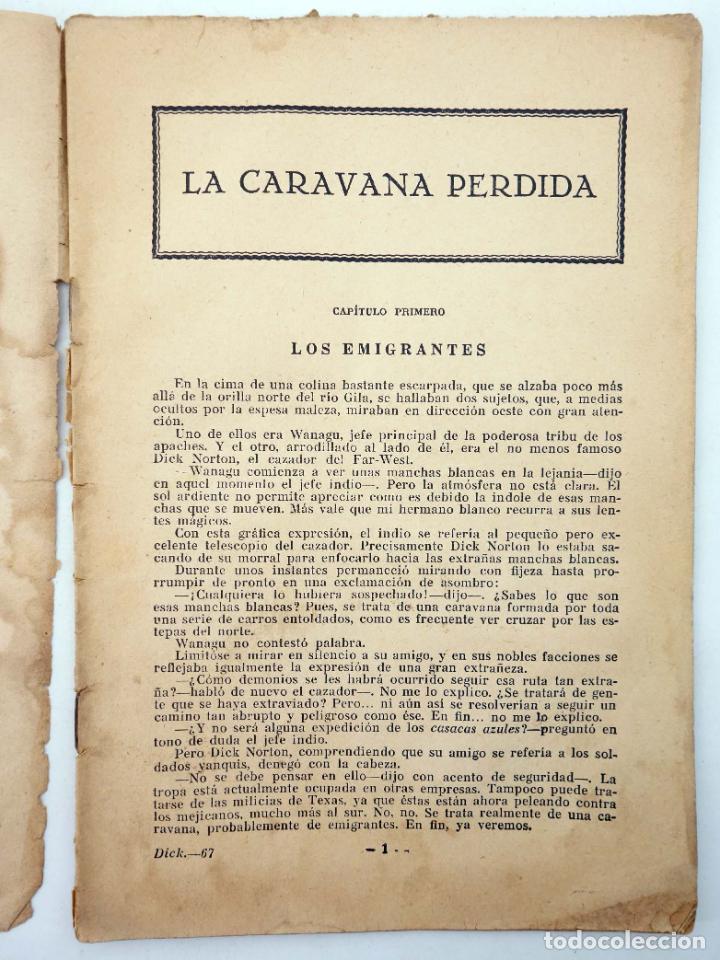 C&oacute;mics: DICK NORTON, EL H&Eacute;ROE DEL FAR WEST 67. LA CARAVANA PERDIDA. Vecchi, Circa 1930 - Foto 4