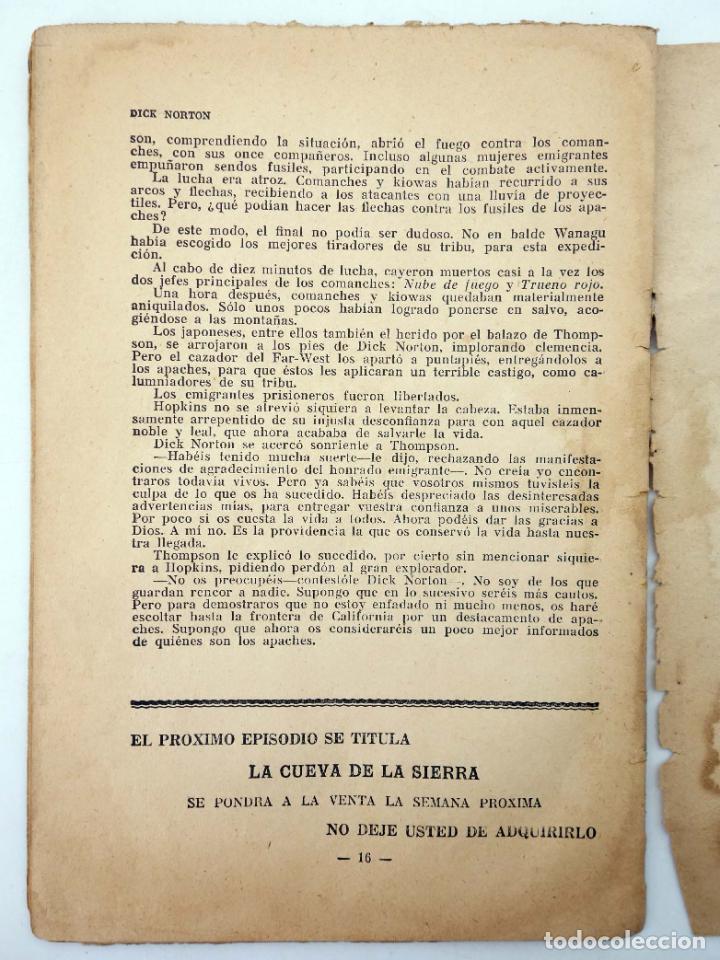 C&oacute;mics: DICK NORTON, EL H&Eacute;ROE DEL FAR WEST 67. LA CARAVANA PERDIDA. Vecchi, Circa 1930 - Foto 5