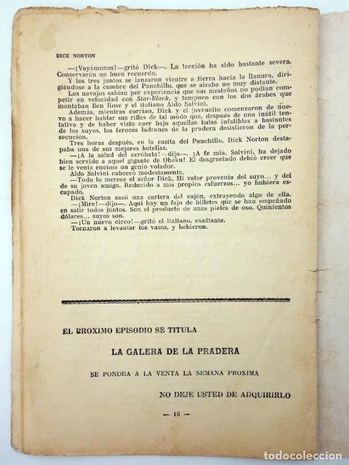 C&oacute;mics: DICK NORTON, EL H&Eacute;ROE DEL FAR WEST 44. EL FALSO OPUTO. Vecchi, Circa 1930 - Foto 4