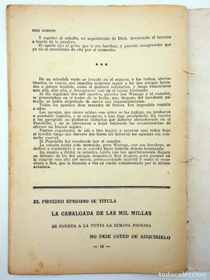 C&oacute;mics: DICK NORTON, EL H&Eacute;ROE DEL FAR WEST 36. EL &Aacute;GUILA DEL PANCHILLO. Vecchi, Circa 1930 - Foto 4