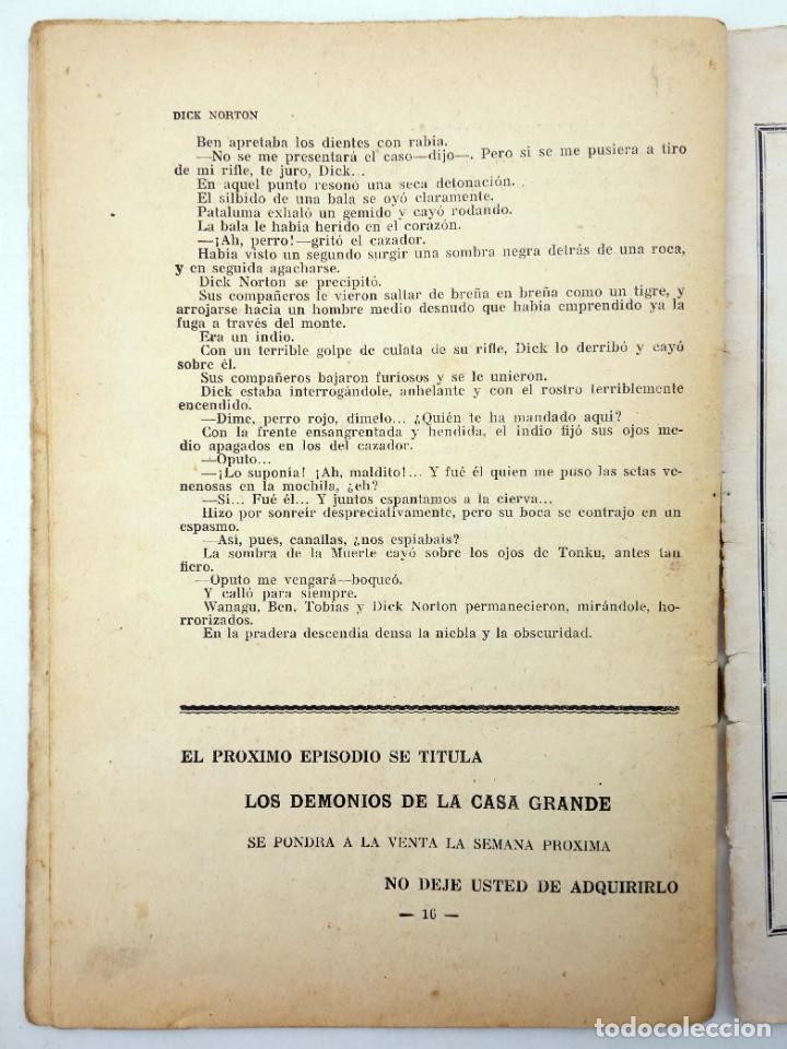 C&oacute;mics: DICK NORTON, EL H&Eacute;ROE DEL FAR WEST 29. EL M&Eacute;DICO ROJO. Vecchi, Circa 1930 - Foto 4