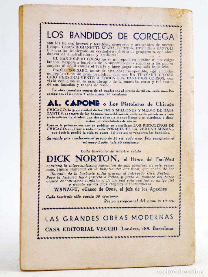 C&oacute;mics: DICK NORTON, EL H&Eacute;ROE DEL FAR WEST 37. LA CABALGADA DE LAS MIL MILLAS. Vecchi, Circa 1930 - Foto 2