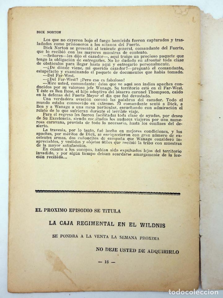 C&oacute;mics: DICK NORTON, EL H&Eacute;ROE DEL FAR WEST 37. LA CABALGADA DE LAS MIL MILLAS. Vecchi, Circa 1930 - Foto 4