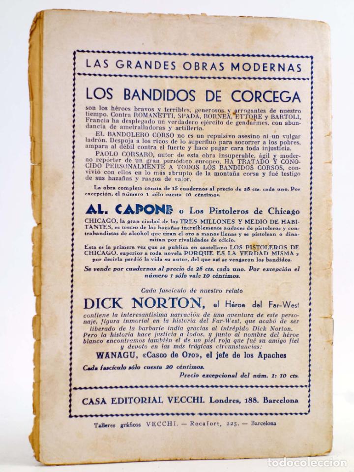 C&oacute;mics: DICK NORTON, EL H&Eacute;ROE DEL FAR WEST 30. LOS DEMONIOS DE LA CASA GRANDE. Vecchi, Circa 1930 - Foto 2