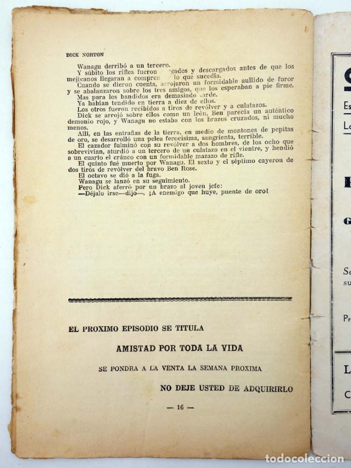 C&oacute;mics: DICK NORTON, EL H&Eacute;ROE DEL FAR WEST 30. LOS DEMONIOS DE LA CASA GRANDE. Vecchi, Circa 1930 - Foto 5
