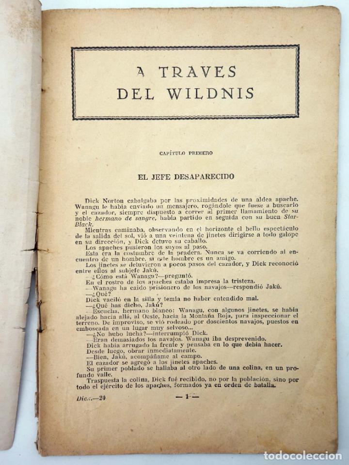 C&oacute;mics: DICK NORTON, EL H&Eacute;ROE DEL FAR WEST 24. A TRAV&Eacute;S DEL WILDNIS. Vecchi, Circa 1930 - Foto 3