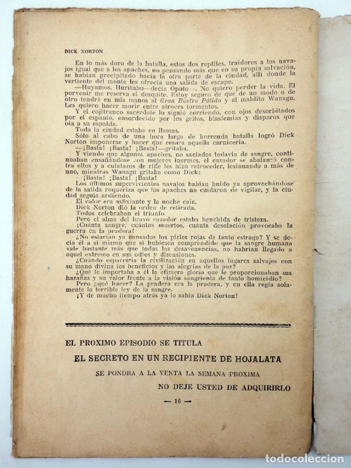 C&oacute;mics: DICK NORTON, EL H&Eacute;ROE DEL FAR WEST 24. A TRAV&Eacute;S DEL WILDNIS. Vecchi, Circa 1930 - Foto 4