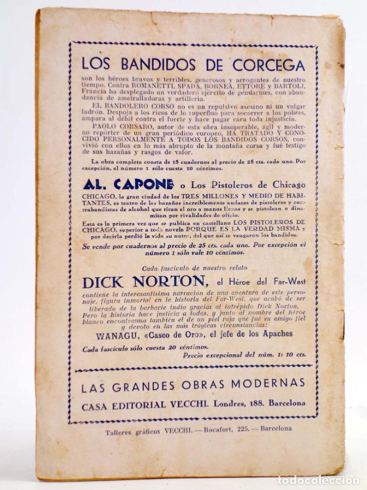 C&oacute;mics: DICK NORTON, EL H&Eacute;ROE DEL FAR WEST 32. LA CAVERNA DE LA SIERRA. Vecchi, Circa 1930 - Foto 2