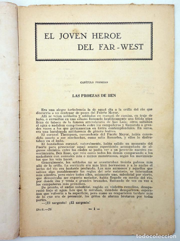 C&oacute;mics: DICK NORTON, EL H&Eacute;ROE DEL FAR WEST 26. EL JOVEN H&Eacute;ROE DEL FAR-WEST. Vecchi, Circa 1930 - Foto 3
